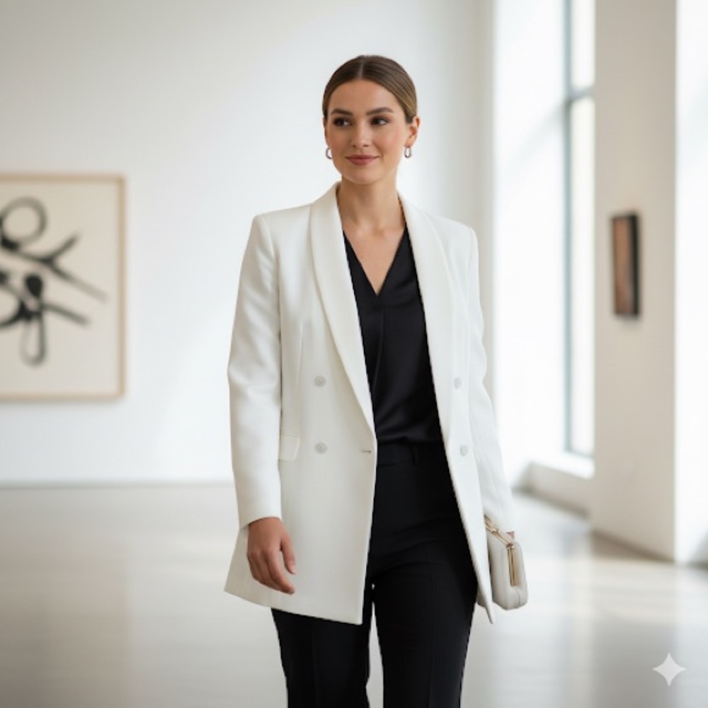 Calvin Klein Classic White Blazer